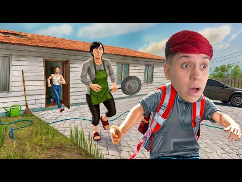 Escape from the Evil Parents in the School Simulator!! (SCHOOLBOY RUNAWAY)