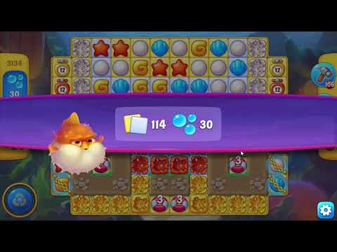 Fishdom 3134 Super Hard Level - NO BooSTERS