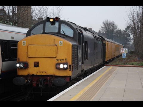 (HD) EP 37611 + DRS 37612 (3Z09 Derby R.T.C. - Hither Green Down Recp) @ CLP 12/02/2017