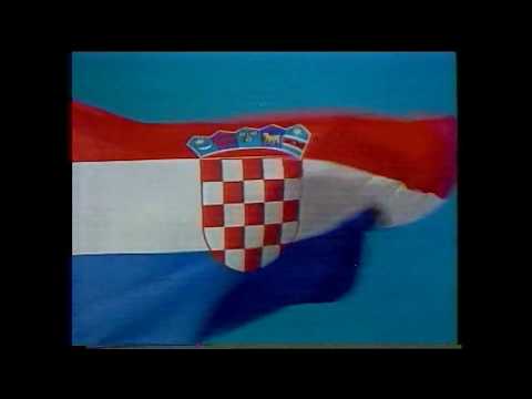 Monoscopio HRT3 (HTV3), inno Croato e sigla HRT - 1999