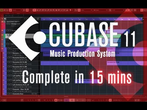 Cubase 11 - Tutorial for Beginners in 15 MINUTES!  [ All-in-one Video ]