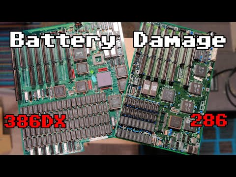 The battery leaked on these motherboards, are they ruined?