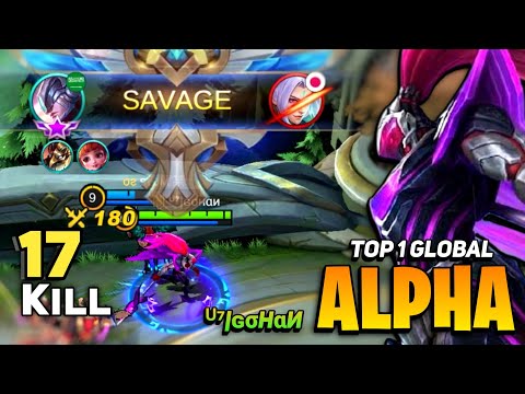 PERFECT SAVAGE ! Alpha General Void Gameplay [ Top 1 Global Alpha Best Build 2021 ] ᵁ⁷|ɢσнαи - MLBB