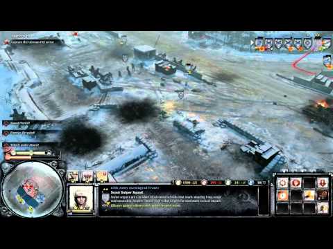Company of Heroes 2 - Walkthrough Gameplay - General - 07. The Land Bridge to Leningrad [Part 1]