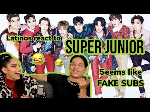 Latinos react to things SUPER JUNIOR say that seem like FAKE SUBS😂| reaction video FEATURE FRIDAY ✌