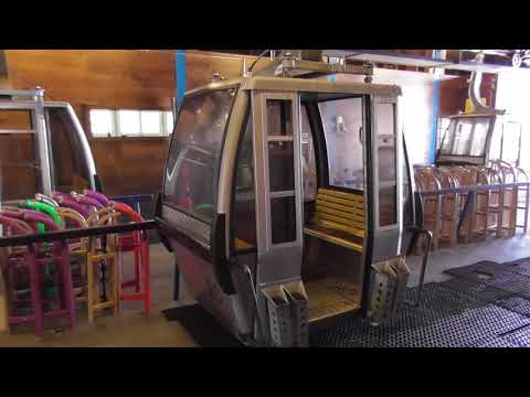 (†) Die Kabinenbahn Gstaad - Eggli (4-MGD - Müller) am 19.02.2019