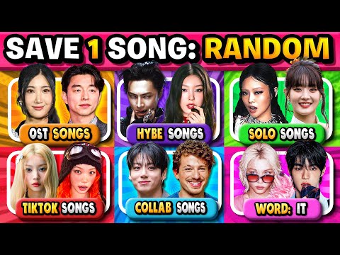 SAVE ONE SONG: RANDOM Rules, 8 SONGS, Save your Favorite Tracks! | KPOP QUIZ 2026