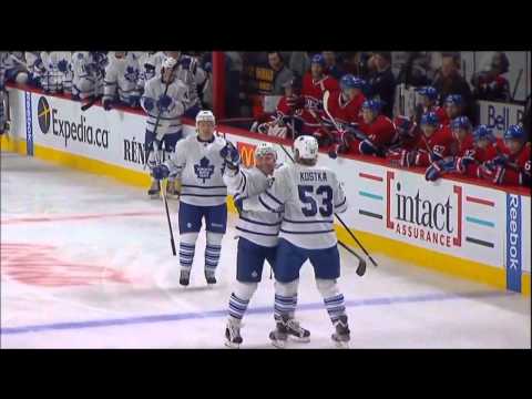 Leo Komarov's First NHL Goal - Feb9/13
