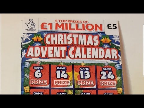 👍👍advent calendar scratch cards👍👍