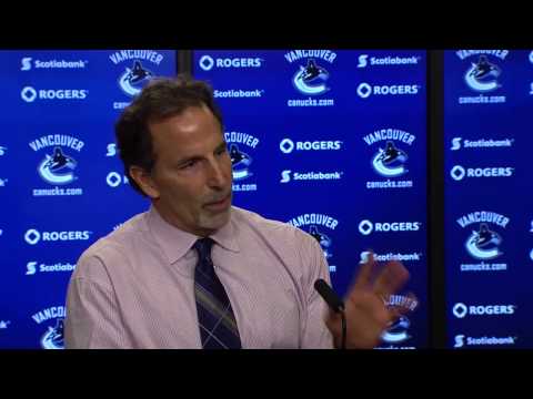 Canucks vs Flames fight Brawl Jan 18, 2014