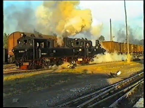 DR Ost 1990: Mügeln 3 , die Kaolinbahn