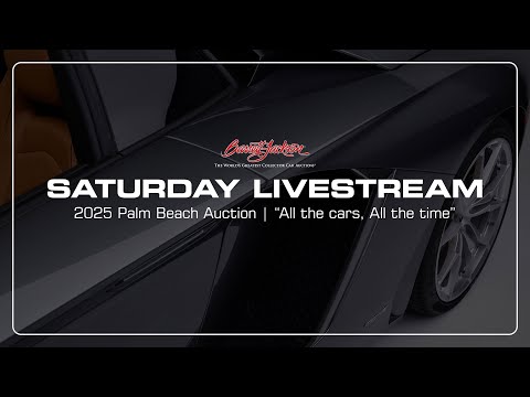 BARRETT-JACKSON SUPER SATURDAY 2025 PALM BEACH AUCTION LIVESTREAM REPLAY // Saturday, April 26, 2025