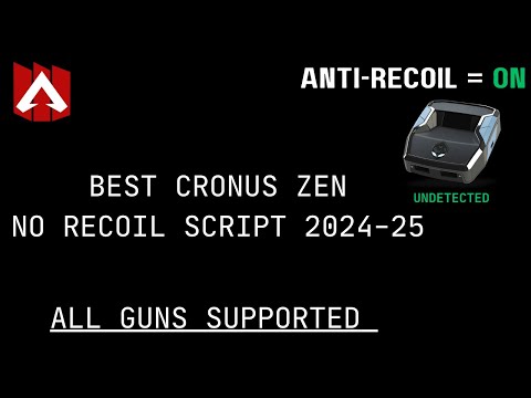 Cronus Zen No Recoil Vs Recoil Control Difference | Apex
