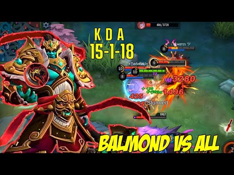 BALMOND VS EVERYONE!! 15 Kills Balmond Carry The Game!! - Build Top 1 Global Balmond ~ MLBB