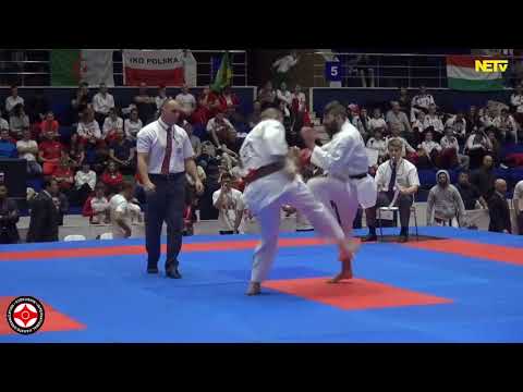 Aleksandar Atanasov - Ayrton Charniau, 16th European Open Karate Championships 2017, 1/8