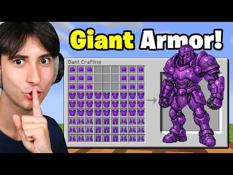 I Secretly Used GIANT Items in Minecraft