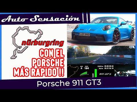 Vuelta al circuito de Nürburgring en un Porsche 911 GT3 (2021)