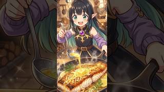 【エルフの異世界グルメ紹介】レヴィアタンのバター焼き【長屋のひよりん/VTuber】#sora #AI #個人vtuber