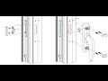 Fork & Pin fixing details in Multi-point locking handle 9226764251