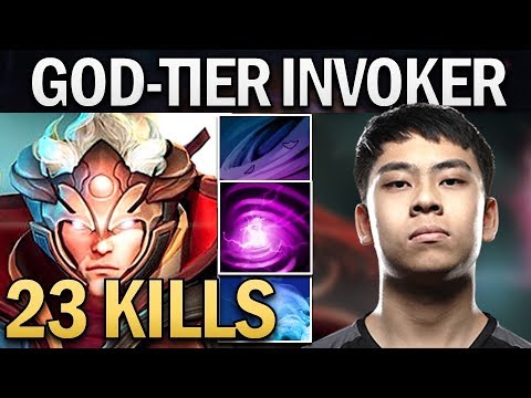 OG.ANA INVOKER WITH 23 KILLS - DOTA 2 GAMEPLAY