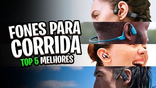 Qual FONE DE OUVIDO PARA CORRIDA comprar em 2024? 5 Melhores Bluetooth ✅