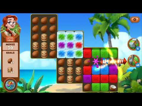 Lost Island Blast Adventure Level 1845 NO BOOSTERS - A S GAMING ✔️