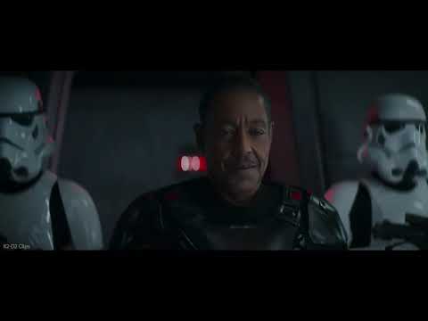 Moff Gideon talks with Grogu (The Mandalorian Season 2 Episode 6 )