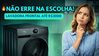 ‍♂️MELHOR LAVADORA FRONTAL ATÉ 3000 REAIS 2026: SAMSUNG VS ELECTROLUX VS MIDEA VALE A PENA?