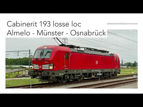 Cabinerit Almelo via Münster naar Osnabrück