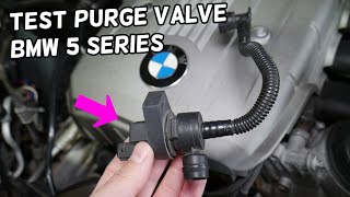 BMW E60 E61 TEST PURGE CONTROL VALVE SOLENOID, CODE P0443 P0444 528i 523i 525i 530i 535i 520i 518i