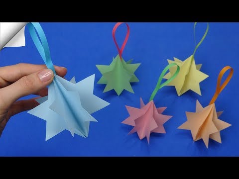 Paper christmas star Christmas paper crafts 2023