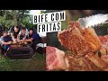 BIFE DE CHORIZO COM FRITAS