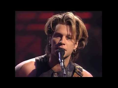 Bon Jovi   Blaze Of Glory   Live An Evening with Bon Jovi 1992 HD amazing sustain Bass Alec Such!