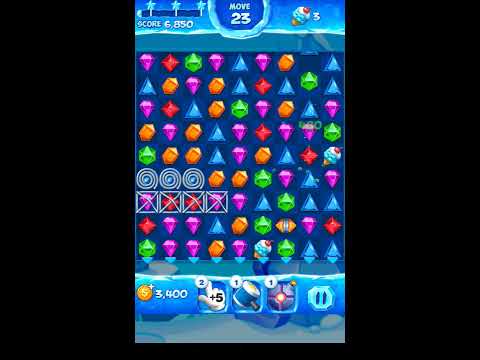 Jewel Pop Mania:Match 3 Puzzle Level 182 ( Ice Cream Town Episode ) - Walkthrough ( No Booster )