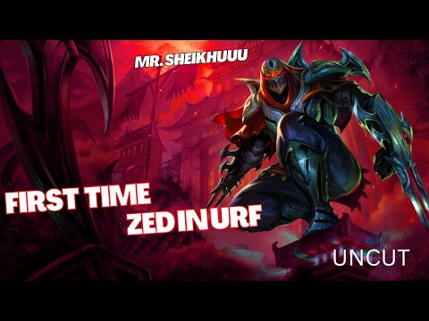 I GOT ZED IN URF!!! - Ultra Rapid Fire Zed Full gameplay 2022 - S12 zed