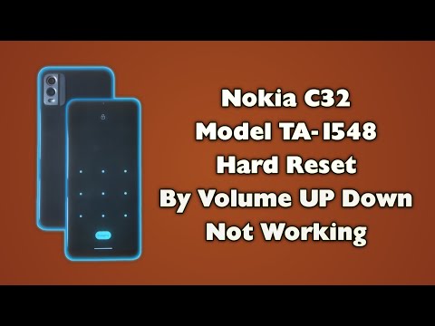 How To  Nokia C32 TA-1548 Hard Reset Rebooting To Recovery Mode Not Working