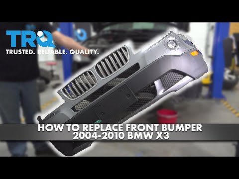 Как заменить передний бампер BMW X3 2004-2010