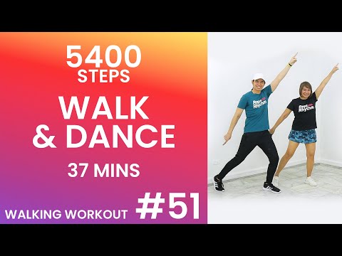SUPER FUN DANCE CARDIO with MOM • 5400 Steps  • 128-160 BPM • Walking Workout #51 • Keoni Tamayo