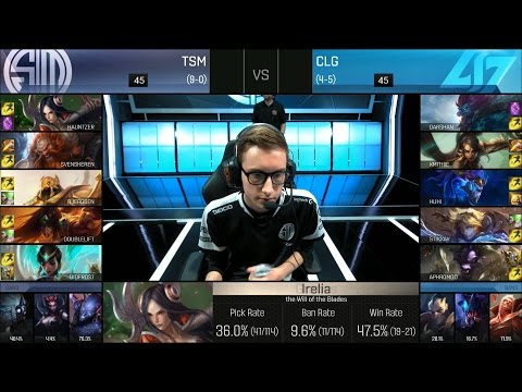 CLG vs TSM Game 2 Highlights - COUNTER LOGIC GAMING vs TEAM SOLOMID NA LCS Week 5 Summer 2016