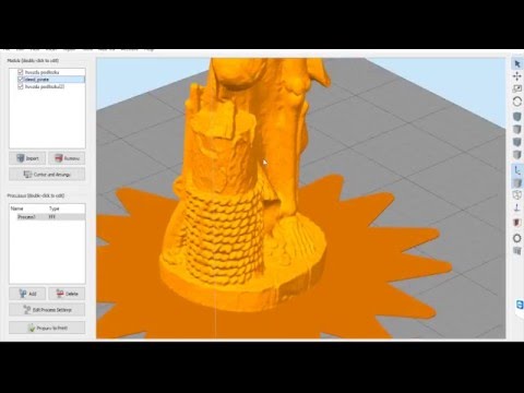 3D printer Rebel II HD and Simplify3D - High supports (HIPS) test