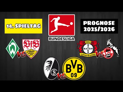 Bundesliga Matchday 14 Prediction 2025/2026! / SC Freiburg vs. Borussia Dortmund