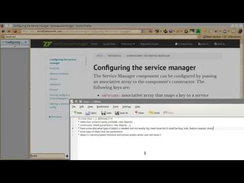 Zend Framework 3 tutorial 3 Service Manager Factory User Repository example
