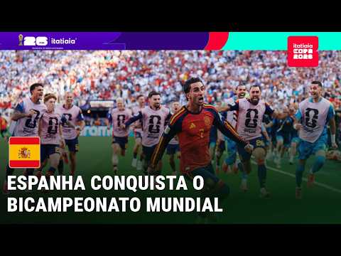 ESPANHA DERROTA A ARGENTINA E É BICAMPEÃ DA COPA, CONFIRA A EMOÇÃO DOS MINUTOS FINAIS