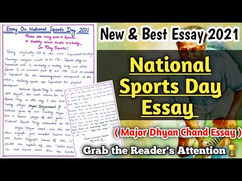 Essay on National Sports Day || Essay on Major Dhyan Chand || National Sports Day Essay in English