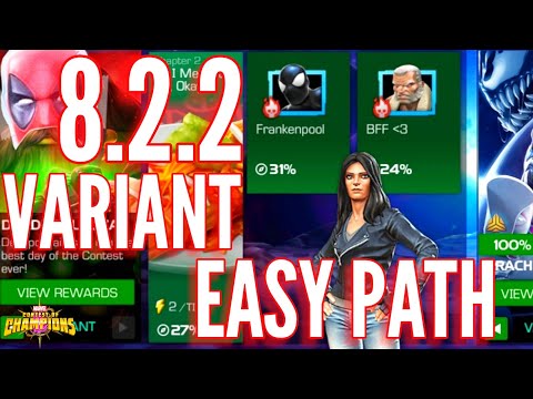 Variant 8.2.2 Easy Path Deadpoolooza • Mcoc • Marvel Contest of Champions • 8 2.2