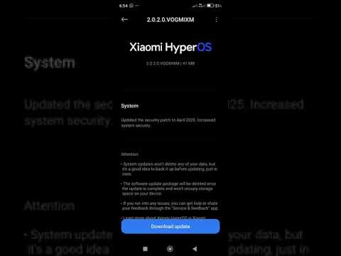 redmi note 14 4G new update hyper os 2.0.2.0|#shorts #viralshorts #update #hyperos #xiaomi