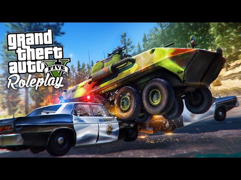 TROLLING COPS WITH MY APC - GTA RP