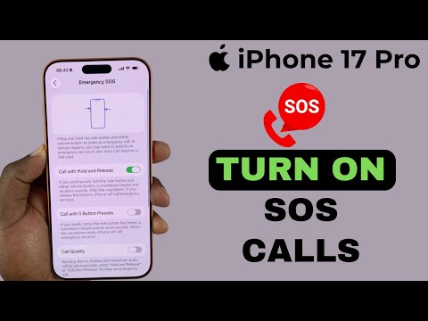 How To Enable Emergency SOS Calls On iPhone 17 / 17 Pro