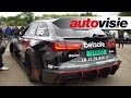 AUTOVISIE Cars and Coffee XXL: AUDI RS6 JON OLSSON Revs, acceleration and engine sound!