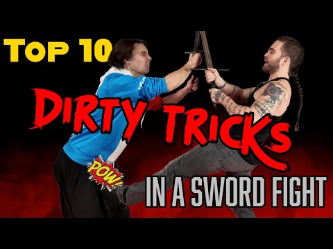 Top 10 DIRTY TRICKS to do in a Sword Fight!